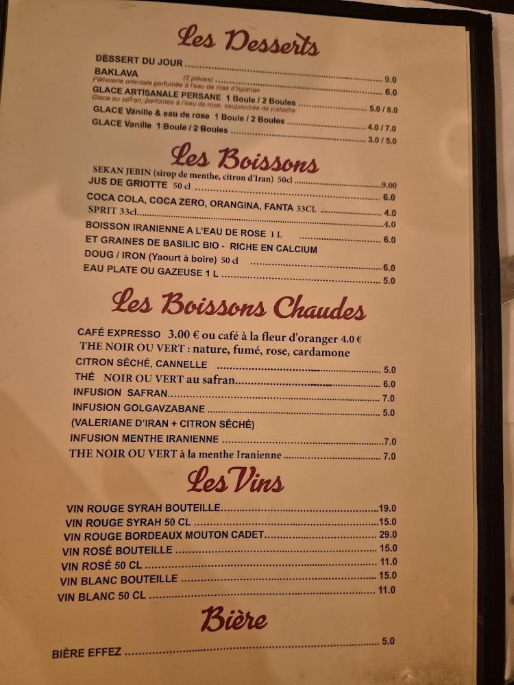 Perchiana - Menu Image 2